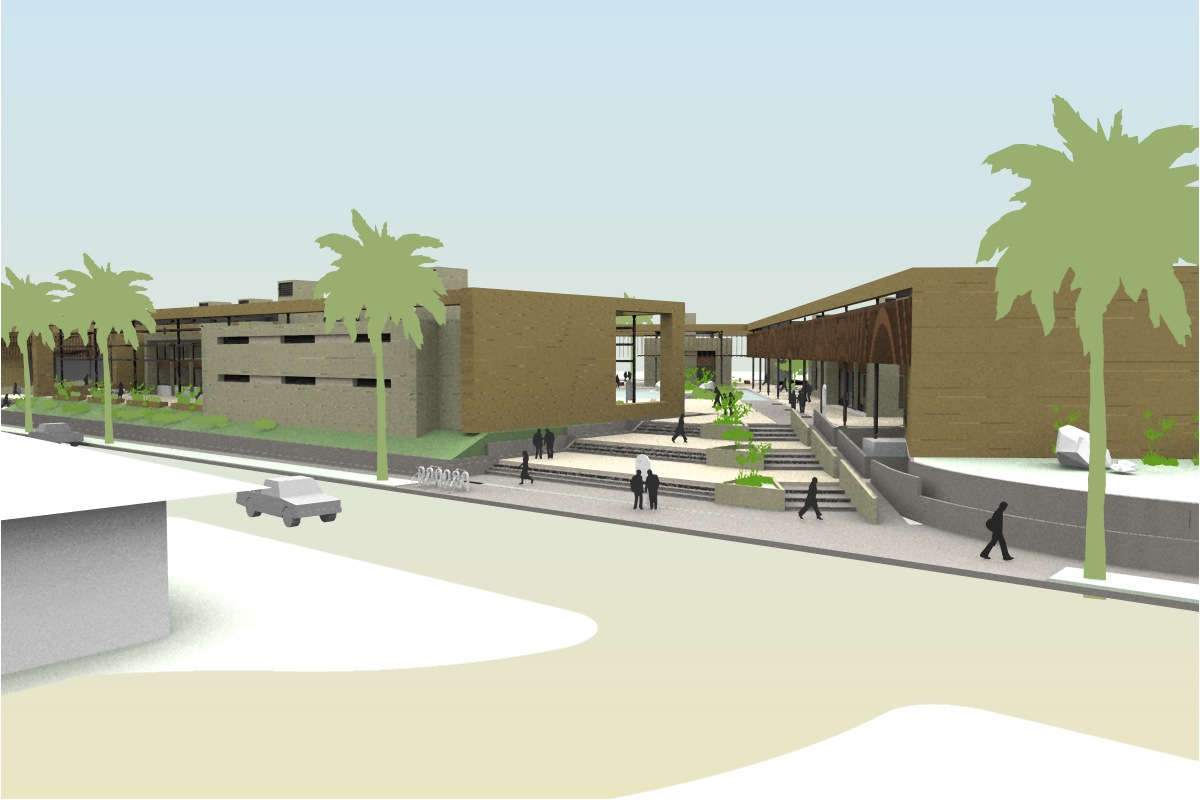  Corner Access from the street 